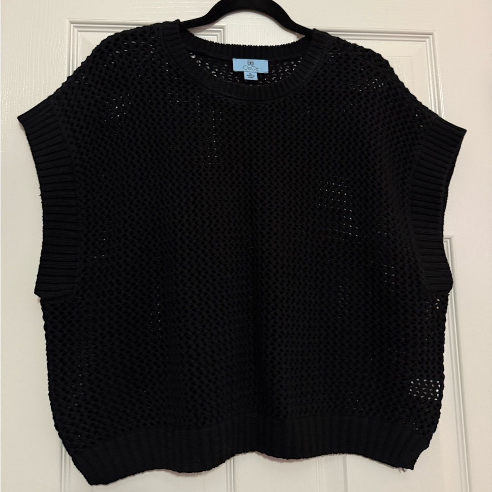 CECE KNIT SWEATER VEST - Picture 3 of 3